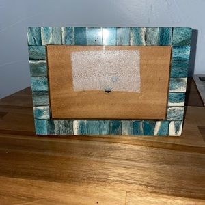 Blue decorative frame